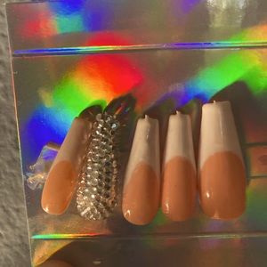 Hand made Classic French nails